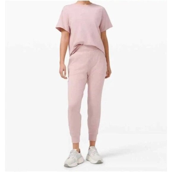 Lululemon LA Warm Down High-Rise Jogger Mink Berry XS size 2 - Picture 2 of 6